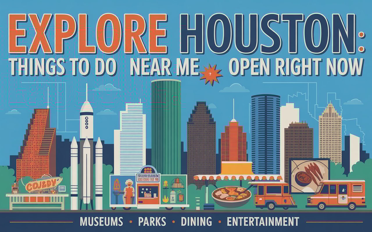 Explore Houston: Things to Do Near Me Open Right Now