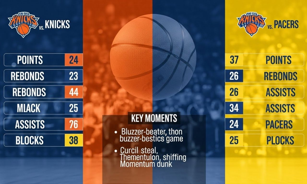 Knicks vs Pacers Match Player Stats: Full Breakdown of Performances and Key Moments