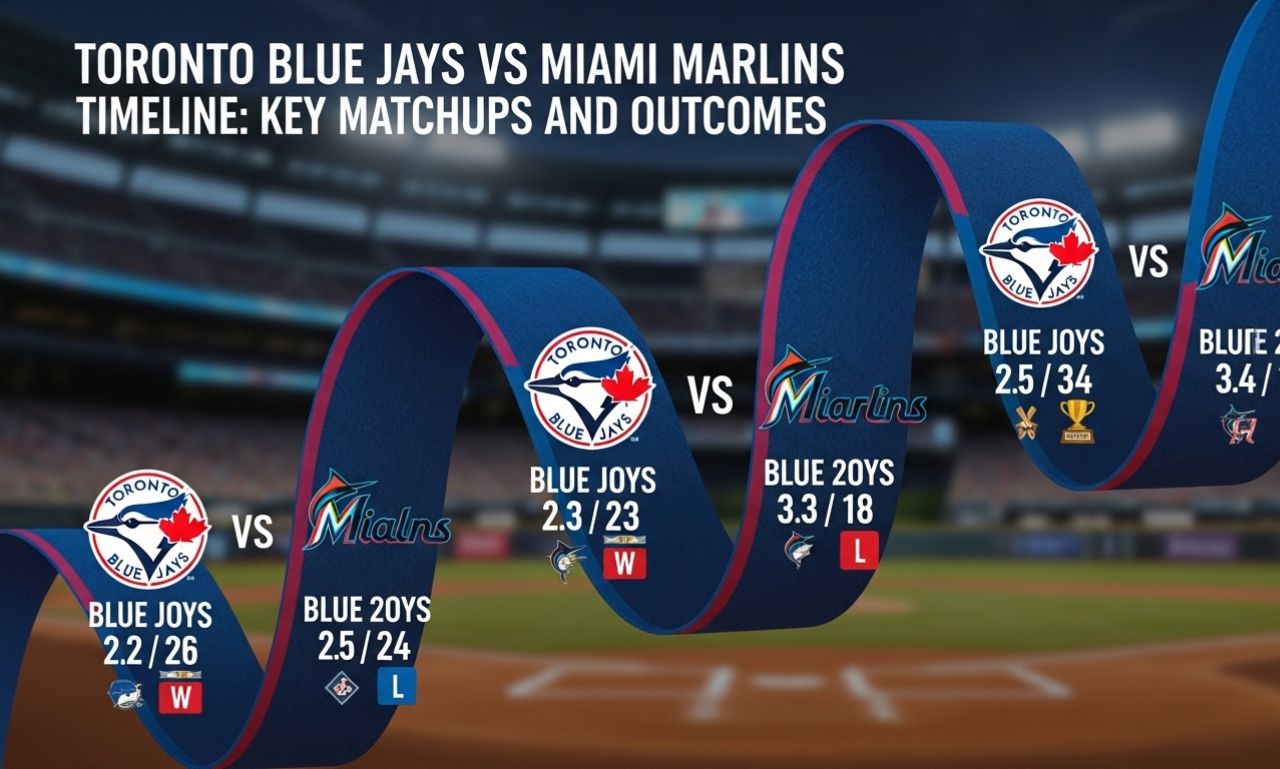 chronological timeline of matchups