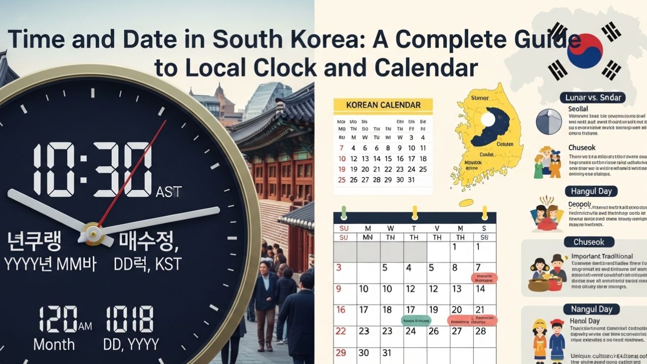 Time and Date in South Korea