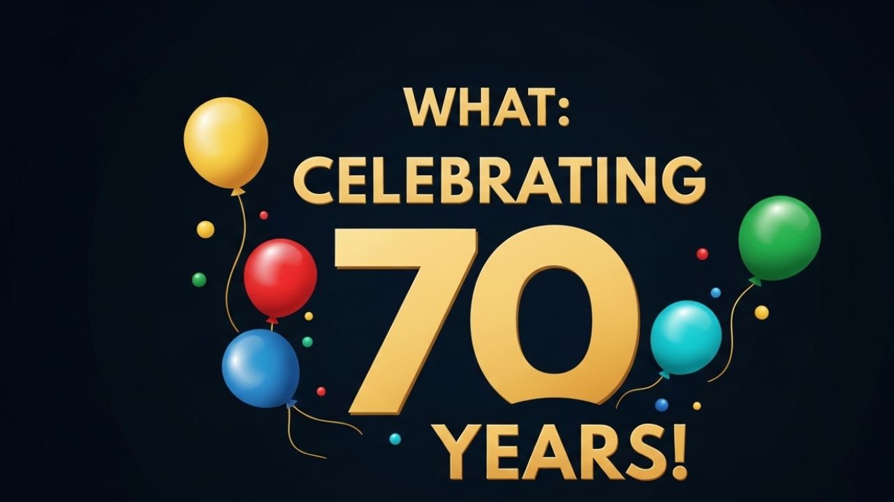 Dad Daughter 70th Birthday Invitation Video